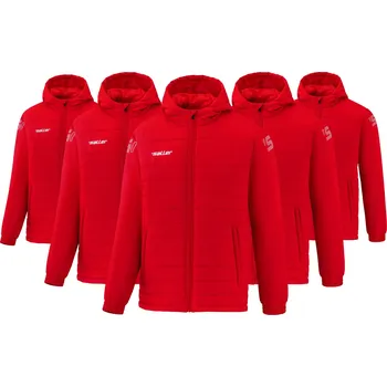 Saller Club zimní bunda – set 5 ks | klubová cena BARVA: 150 červená, Velikost: S Zvýhodněný klubový set zimních bund s kapucí