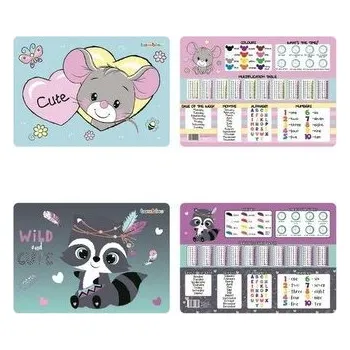 Set školních potřeb Podkład A3 dwustronny laminowany mix BAMBINO