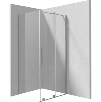 Deante Obdélníkový sprchový kout Prizma 120x80 cm - KPNFP12S08, ocel kartáčovaná - bez vaničky