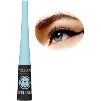 Oční linky Matné oční linky se štětečkem Vollare černé