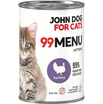 Krmivo pro psa John Dog for Cats mokré krmivo s krůta 0,4 kg