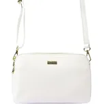 Dámská kožená crossbody kabelka MiaMore 01-046 bílá