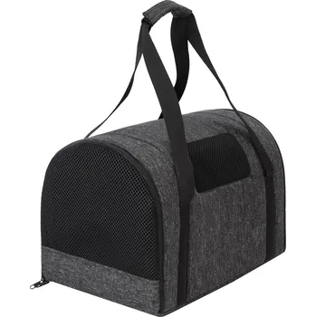 přepravka pro zvíře Chrápátko Přepravka VENTO pro psa i kočku - černá ekolen Velikost: A: 27x39x28