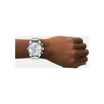 Módní doplněk Diesel Spiked Chronograph DZ4677 Stříbrná
