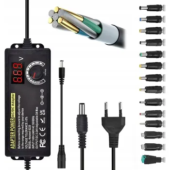 9-72W Univerzální nastavitelný napájecí zdroj DC 3-24V 3A Potenciometr AC 100-240V