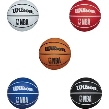 Fotbalový míč Míč Wilson DRIBBLER BASKETBALL NBA VERSION wtb1100nb Velikost 1