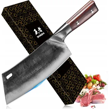 Kuchyňský nůž ENOKING Čínský kuchyňský Nůž z uhlíkové Ocel 19,5 cm pro domácnost a restauraci