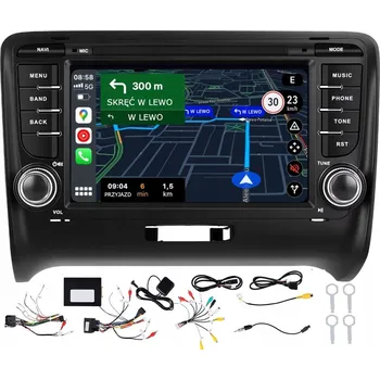 GPS navigace AUTORÁDIO NAVIGACE GPS ANDROID AUDI TT 8J 2006-2014 CARPLAY WIFI USB 4/64GB