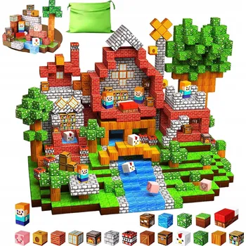 ostatní stavebnice Stavebnice stavebnice kreativní kostky pixely bloky 100 dílků 3D silné