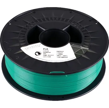 Filament PLA filament smaragdově zelený 1,75 mm Smartfil 1 kg