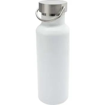 Láhev Thor 500ml láhev na vodu z recyklované nerezové oceli s certifikací RCS a se sublimačním potiskem - Bílá