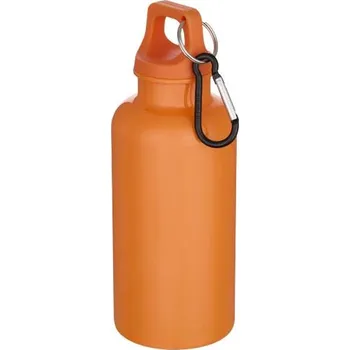 Láhev 400ml láhev na bodu Oregon s karabinou z recyklovaného plastu s certifikací RCS - Oranžová