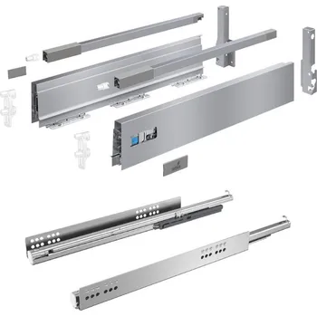 Nábytkové kování InnoTech ATIRA 470/176mm/QV6/stříbrný (sada)