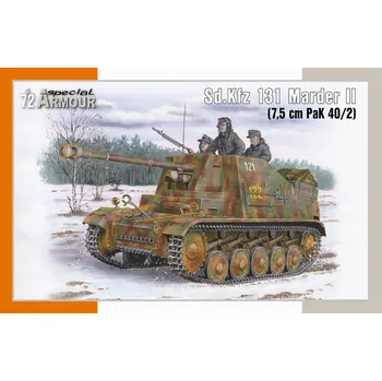 Plastikový model Special Hobby + Sd.Kfz.131 Marder II (7,5cm PaK 40/2)