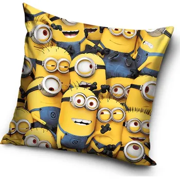 Polštář Dětský polštářek Mimoni kam se podíváš