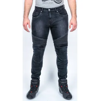 Moto bunda MOTOCYKLOVÉ JEANSY S KEVLAREM RYPARD CLASSIC BLACK/5XL