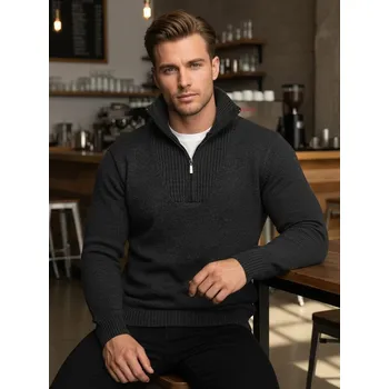 Pánský svetr Pánský svetr DSTREET ŠEDÁ 2XL/3XL