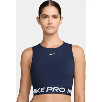 Nike Pro Dri-FIT crop tílko - 0 - modrá - L
