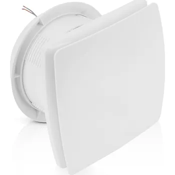 Domácí ventilátor Koupelnový ventilátor ergowave AIR 100 bílý s časovačem, hygrostatem a klapkou