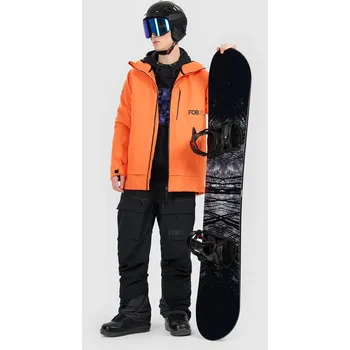 Pánská snowboardová bunda s membrána 15000 - oranžová