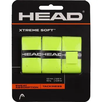 Tenis HEAD Multipack 4 ks XtremeSoft 3 overgrip omotávka tl. 05 mm žlutá reflexní