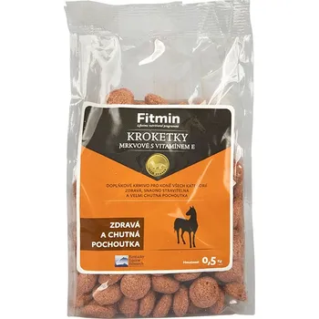 Krmivo pro koně Fitmin Kroketky Mrkvové s vitaminem E 1,2kg