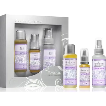 Saloos 3 Kroky Ke Kráse Saloos Bio Levandule pleťový olej s regeneračním účinkem 20 ml + Saloos Bio Tělové A Masážní Oleje Levandule tělový a masážní olej 50 ml + Saloos Květinová Voda Levandule 100% Bio levandulová voda 50 ml