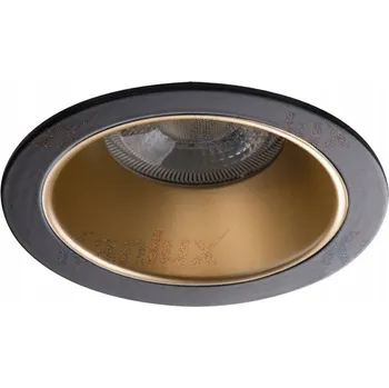 Kanlux Kulaté Stropní Svítidlo stropní kulaté černé zlaté GLOZO DSO G/B 36224