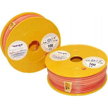 elektrický kabel Vodič LGY/H05V-K 0,75 mm2 100 m Červeno-Růžový (Červeno-růžový)
