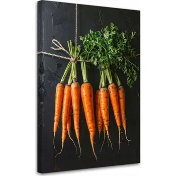 Obraz Obraz do kuchyně restaurace baru jídelny, Svazek mrkve zelenina 40x60