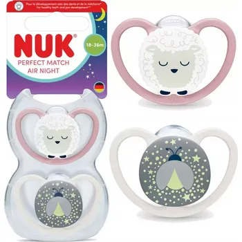 Dudlík NUK anatomický silikon 18 m +