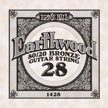 Struna pro kytaru a smyčcový nástroj Ernie Ball 1428 jednotlivá struna