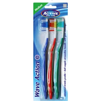 Zubní kartáček Maják Beauty Formulas zubní kartáček střední 3ks Wave Action