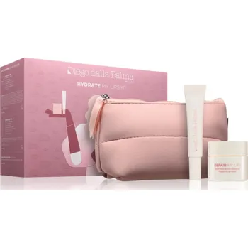 Péče o oční okolí Diego dalla Palma HYDRATE MY LIPS Diego dalla Palma Lip Treatment hydratační maska na rty 25 ml + Diego dalla Palma Lip Treatment hydratační balzám na rty 10 ml + Diego dalla Palma kosmetická taška 1 ks