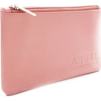 Kabelka Arwel Světle růžová kožená etue 611-0023-71