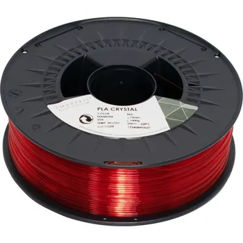 Filament PLA filament CRYSTAL Red 1,75 mm Smartfil 1 kg