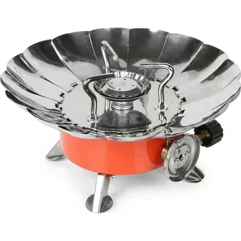 Turistický vařič Turistický plynový vařič s ochranou proti větru – skládací hořák