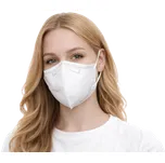 Sada 5KS BÍLÝ respirátor BREASAFE® community mask FFP2 Velikost: L