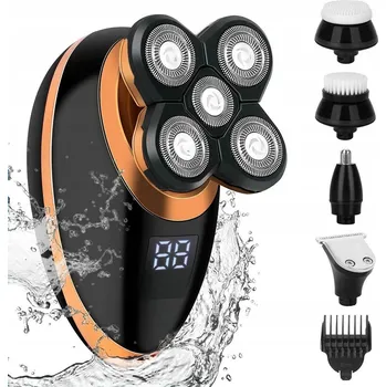 Holicí Strojek pro muže 5v1 - Strojek na holení vousů, vlasů a hlavy - Zastřihovač