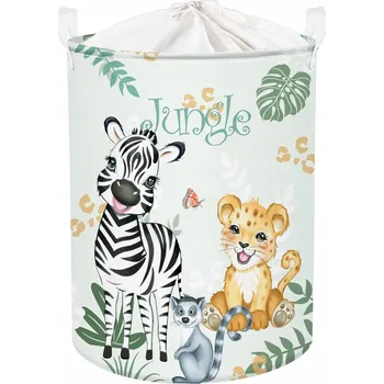 Koš na prádlo Koš na prádlo Clastyle 45 l bílý, vícebarevný