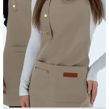 Kuchyňská zástěra ZÁSTĚRA KUCHYŇSKÁ DÁMSKÁ KADEŘNICKÁ ČÍŠNICKÁ BARMANSKÁ DO KOSMETICKÉHO SALONU