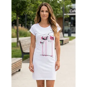 Dámské šaty Dámské šaty ALTISPORT ALW043178 BÍLÁ M