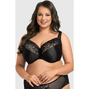 Podprsenka Zmenšující podprsenka Omena Black nevyztužená
