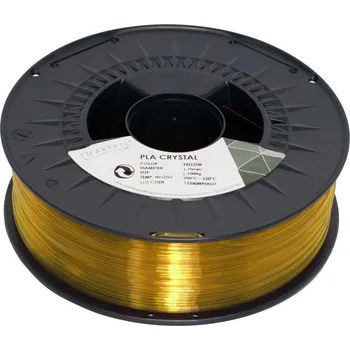 Filament PLA filament CRYSTAL Yellow 1,75 mm Smartfil 1 kg