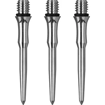 Hroty na šipky Mission Titan Edge Silver Shark Steel 30 mm