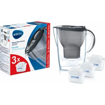 Filtrace vody Brita startovací sada Marella graphite vč. 3 Maxtra