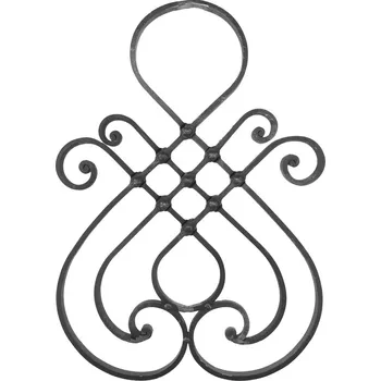 Zábradlí kovářský ornament 3374 - 570 x 400 mm, 16 x 8 mm