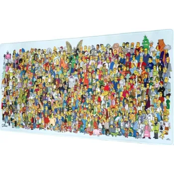 Podložka pod myš Herní podložka na stůl The Simpsons|Simpsonovi: Postavy (80 x 35 cm)