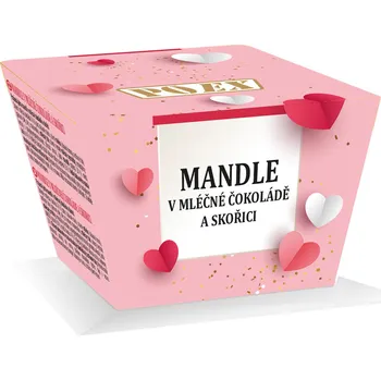 Sušená potravina POEX Mandle v mléčné čokoládě a skořici 200 g