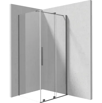 Deante Obdélníkový sprchový kout Prizma 100x80 cm - KPNDP10S08, titan mat - bez vaničky